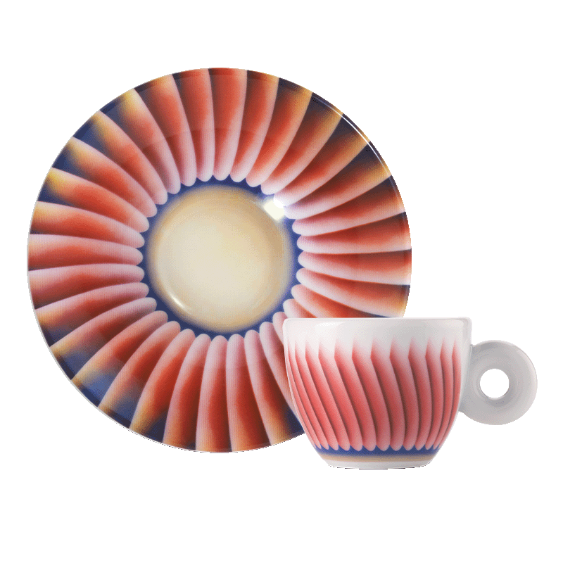 Set of 2 Espresso Cups - the Judy Chicago illy Art Collection